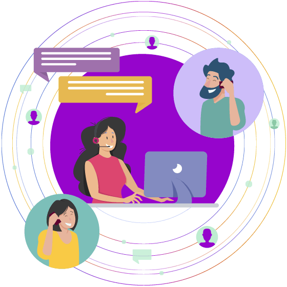 Bridge Software Solutions contact illustration