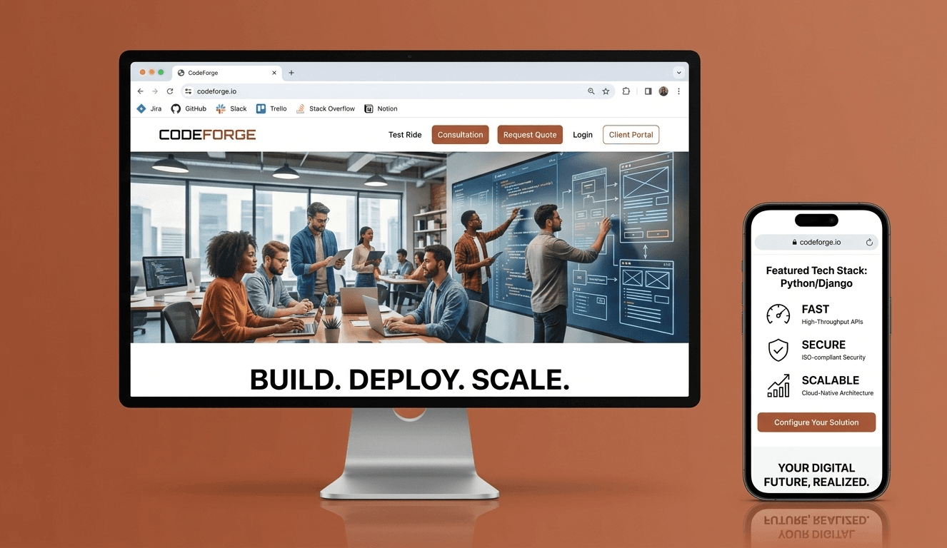 System/Software Development service illustration