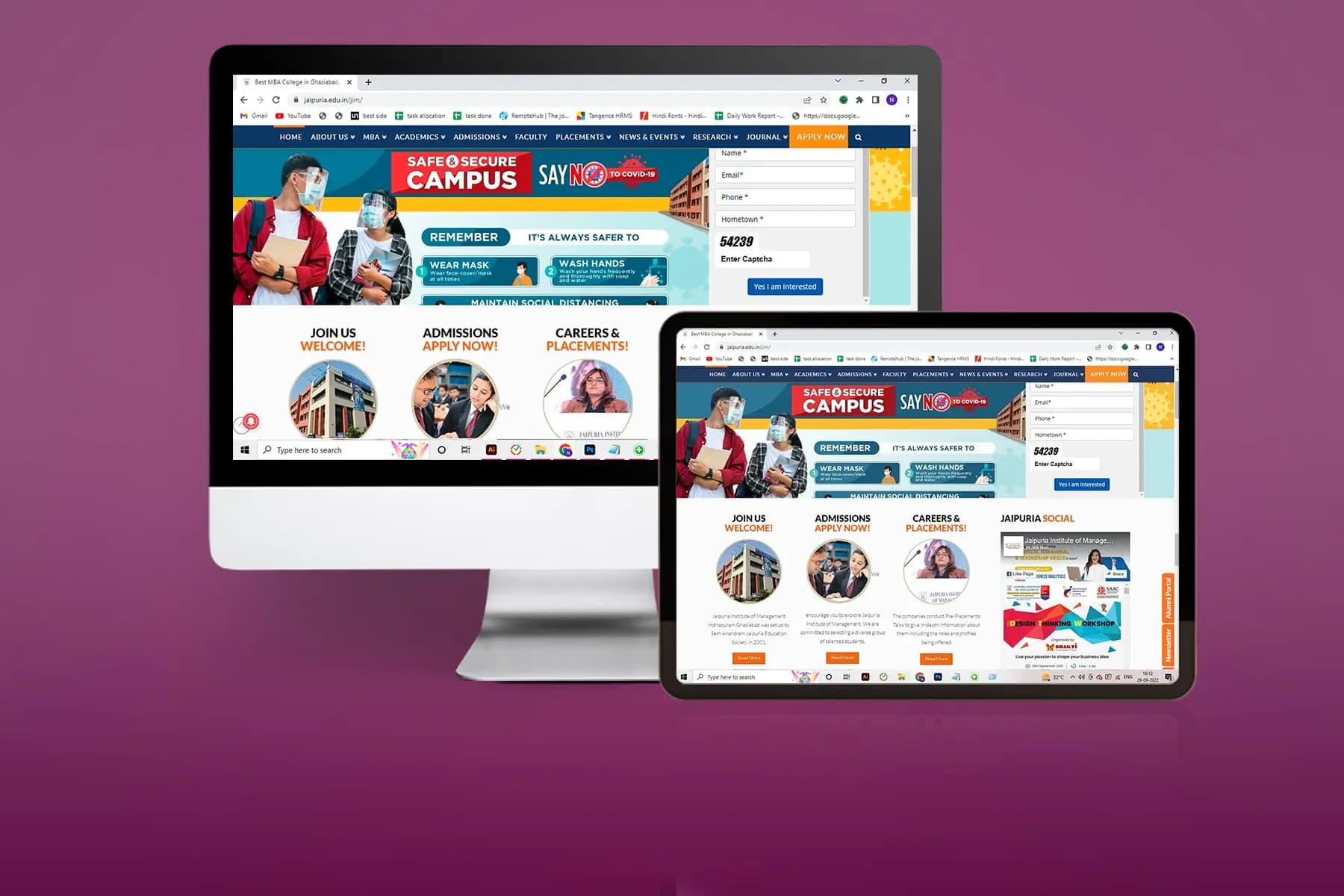 Website Development service illustration